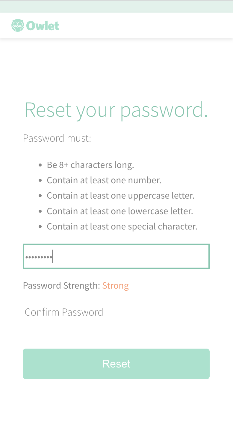 Dream Sock EU/UK Reset App Password Help Center